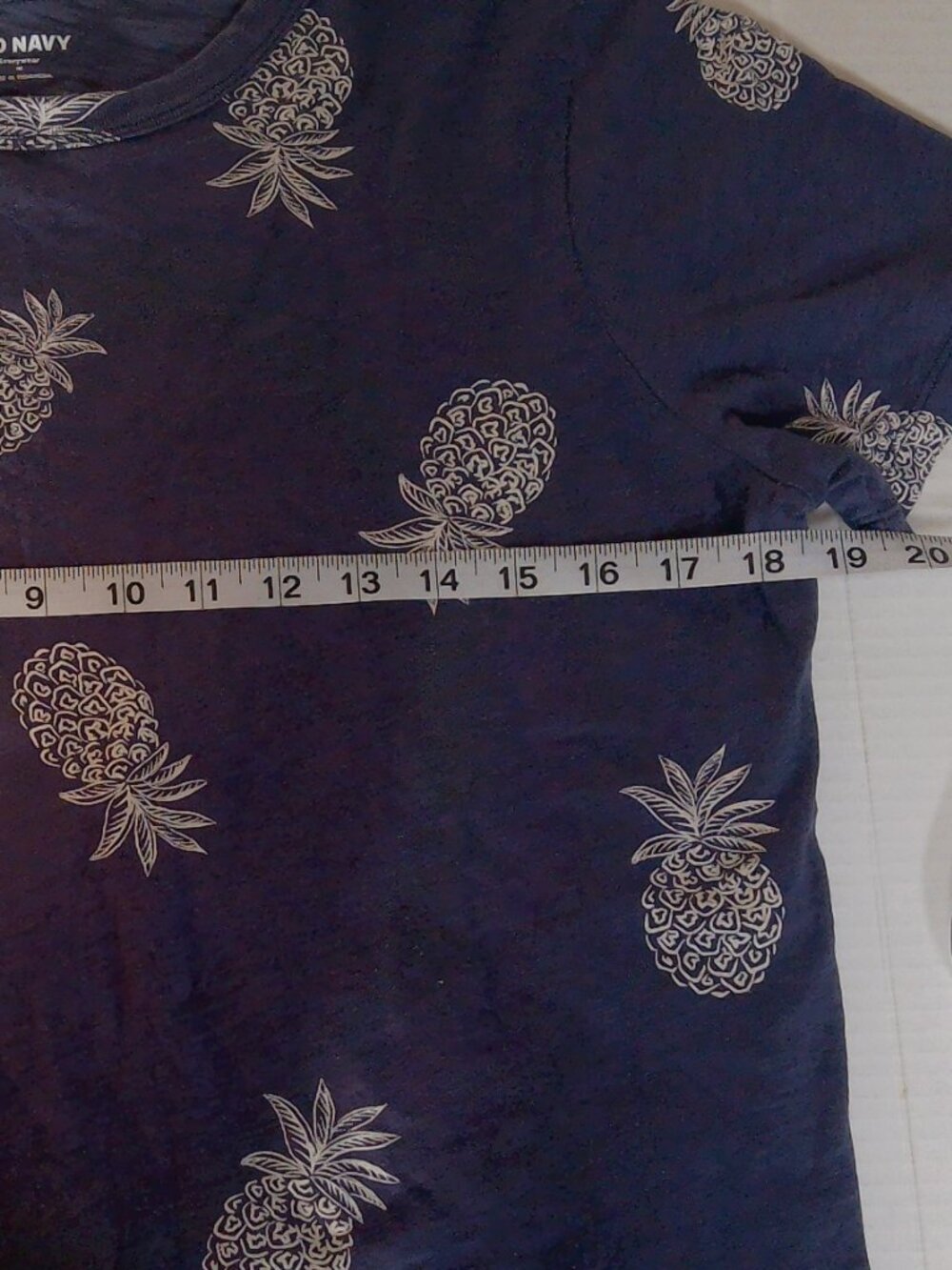 Old Navy Pineapple Print "Everywear" Tee - Picture 6 of 11